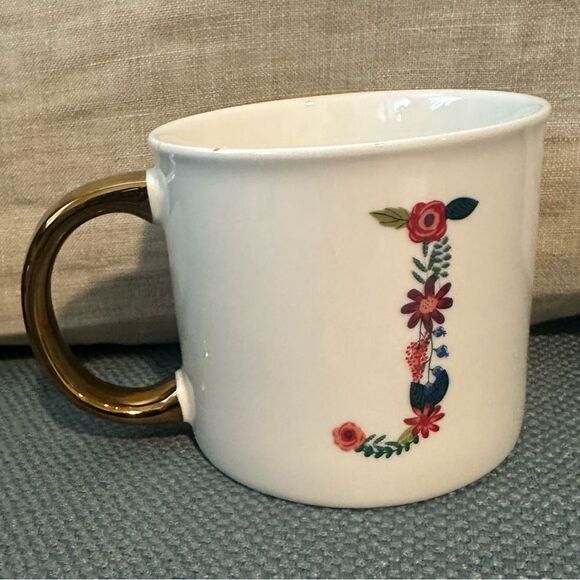 Opalhouse Floral J Initial Mug - Picture 1 of 4